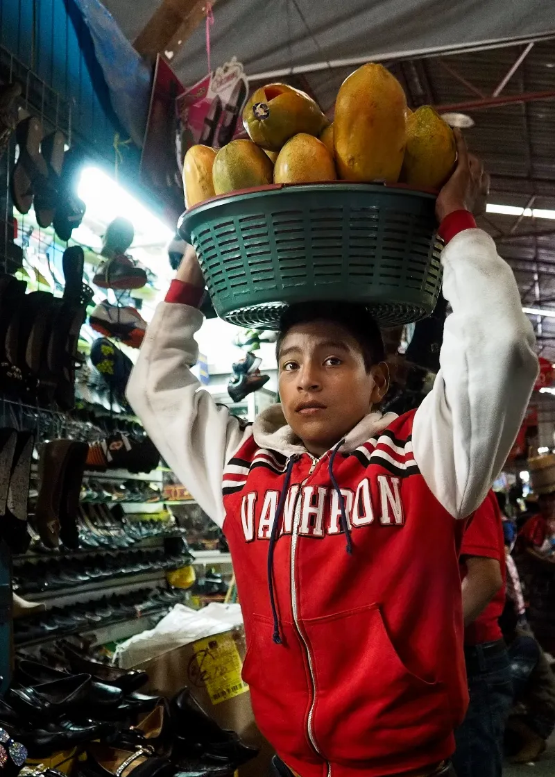 Markets photography in Xela
